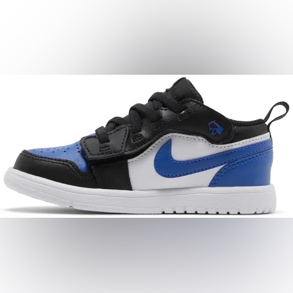 BNIB Nike Jordan 1 Low Royal Blue - Velcro Sides - Picture 2 of 6
